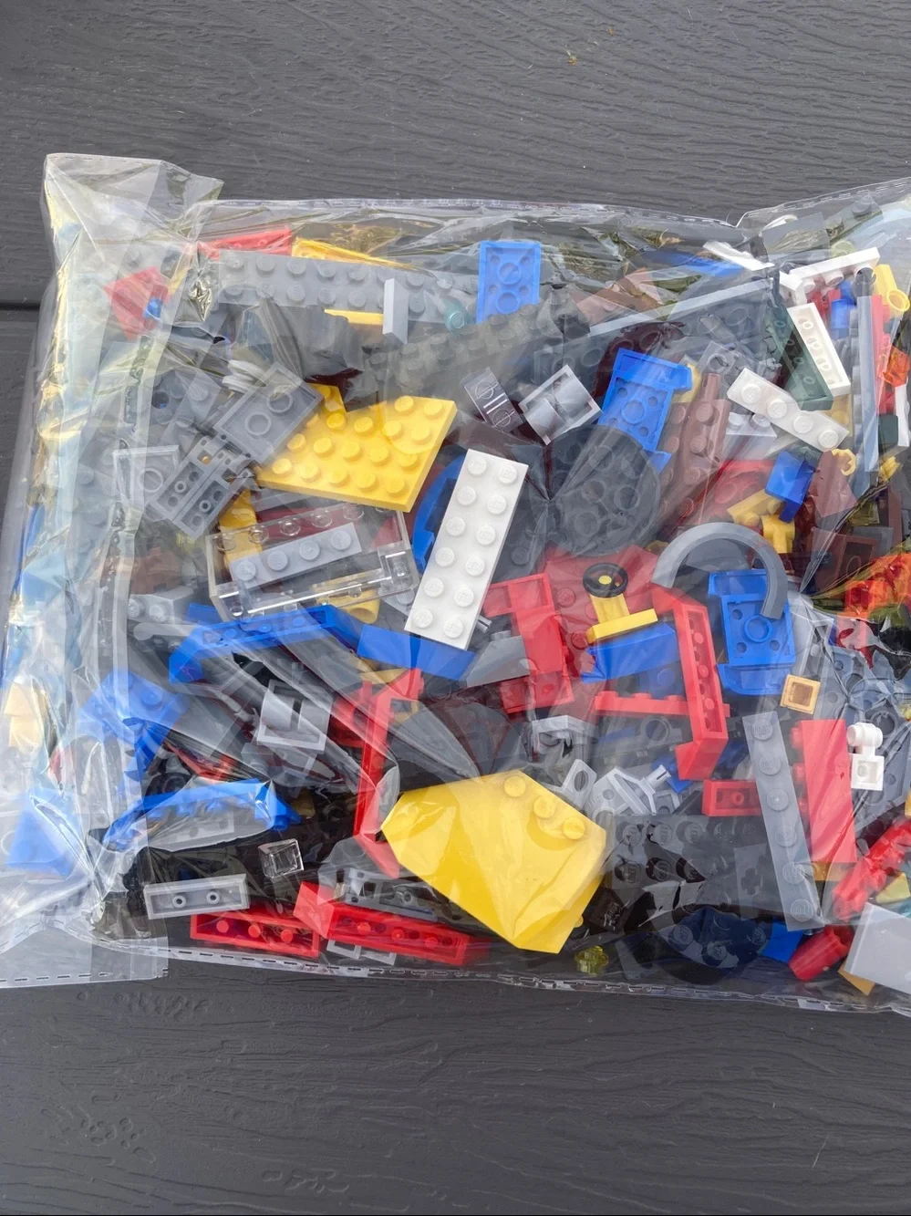 Lego pieces Various colors sizes quart size bag